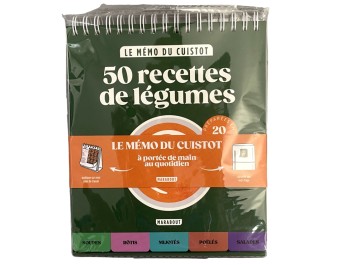 LIVRE 50 RECETTES DE LEGUMES