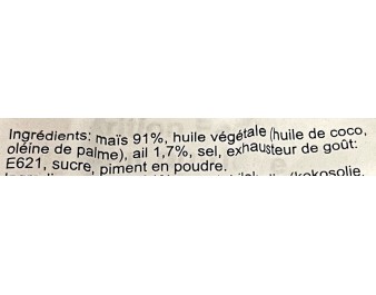 MAIS FRIT A L’AIL PIMENTE
