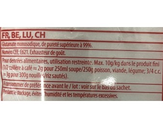 MONOSODIUM DE GLUTAMATE