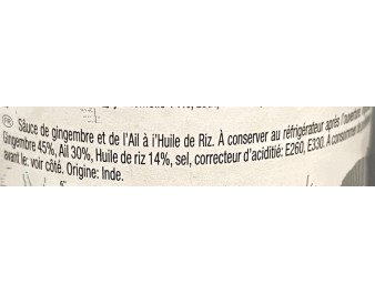 AIL ET GINGEMBRE EMINCE