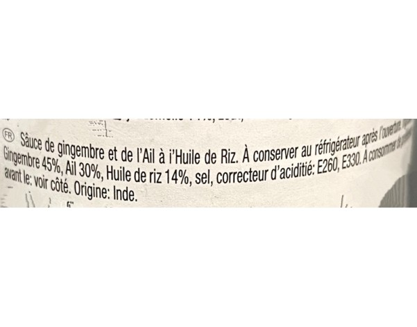 AIL ET GINGEMBRE EMINCE