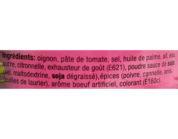 PATE INS. AROME BOEUF BO KHO