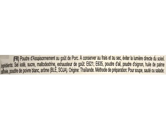 POUDRE ASSAISONNEMENT PORC