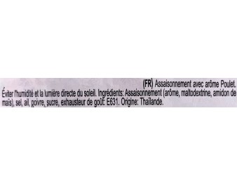 POUDRE ASSAISONNEMENT POULET
