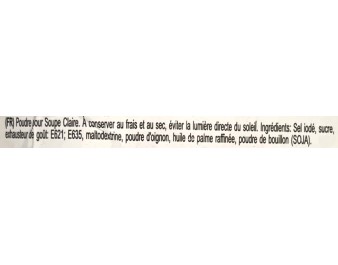 POUDRE POUR SOUPE