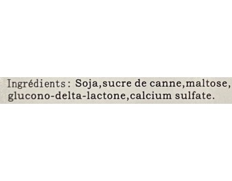 PREPARATION POUR FROMAGE DE SOJA
