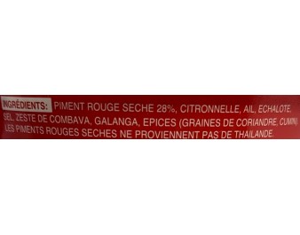 PATE DE CURRY ROUGE