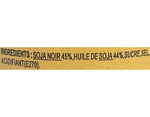 PATE DE HARICOT NOIR