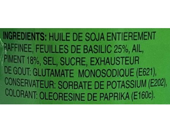 PATE DE PIMENT AU BASILIC