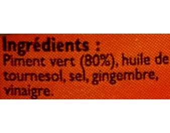 PATE DE PIMENT VERT