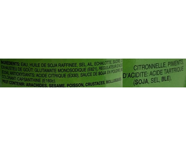 PATE INS. AROME AIGRE DOUX