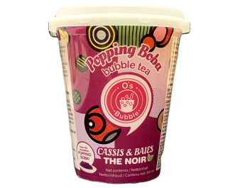 BOISSON THE NOIR CASSIS BAIES POPPING BOBA
