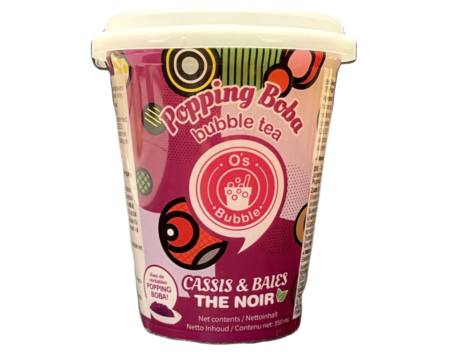 BOISSON THE NOIR CASSIS BAIES POPPING BOBA