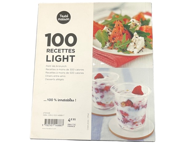 LIVRE 100 RECETTES LIGHT