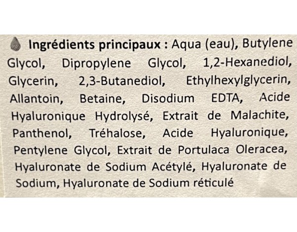 LOTION TONIQUE LEGERE ET RAFRAICHISSANTE AVEC 5 TYPES D’ACIDE HYALURONIQUE