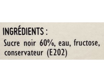 SIROP SUCRE NOIR  PREMIUM BUBBLE TEA