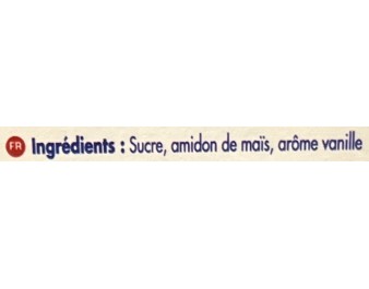 SUCRE AROME VANILLE