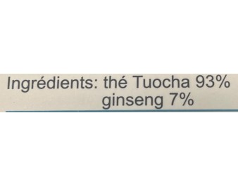 THE TUOCHA AU GINSENG