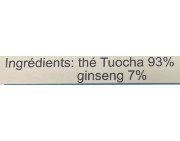 THE TUOCHA AU GINSENG