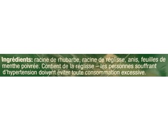 TISANE AUX PLANTES NATURELLES 20 P.