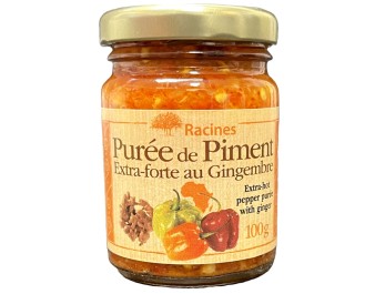 PUREE DE PIMENT EXTRA-FORT AU GINGEMBRE