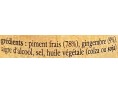 PUREE DE PIMENT EXTRA-FORT AU GINGEMBRE