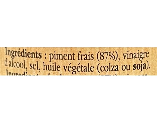 PUREE DE PIMENT EXTRA-FORT
