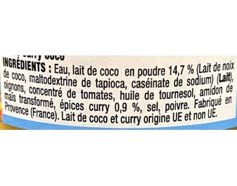 SAUCE CURRY COCO