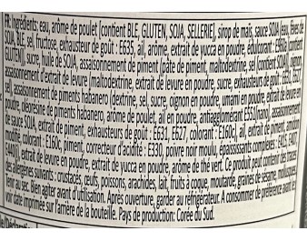 SAUCE DE PIMENT FORTE BULDAK