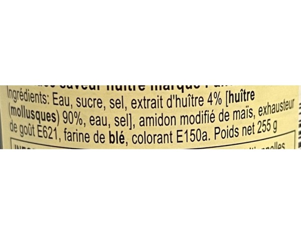 SAUCE HUITRE