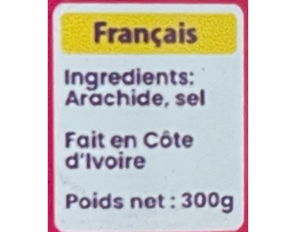 CACAHUETES GRILLEES SALEE