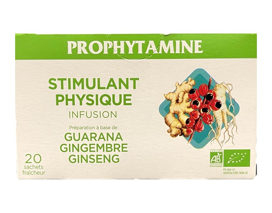 INFUSION STYMULANT PHYSIQUE BIO 20 P.