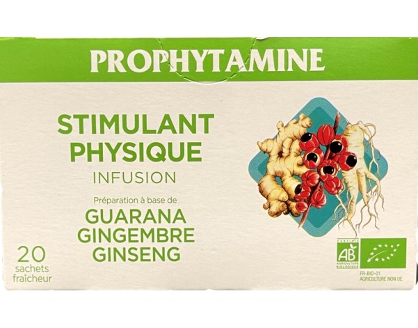 INFUSION STYMULANT PHYSIQUE BIO 20 P.