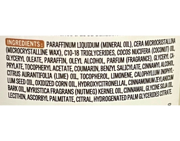 BRILLANTINE PROTECTRICE A LA NOIX DE COCO