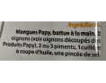 MANGUE VERTE BATTUE ****