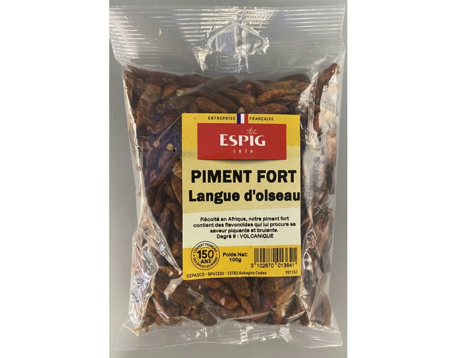PIMENT OISEAU ROUGE SECHE
