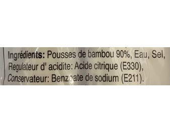 POUSSES DE BAMBOU TIP AU NATUREL