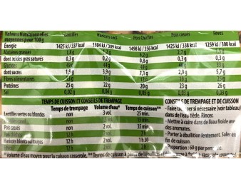 HARICOT COCO ROSE SECHE