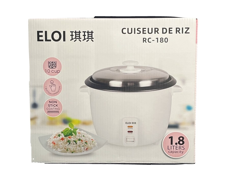 AUTO-CUISEUR DE RIZ 1,8 L RC-180