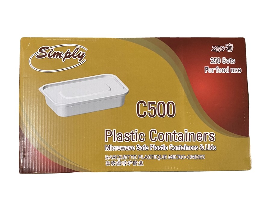 BARQUETTE PLASTIQUE 175 X 120 MM 0.50 L. 250 P.