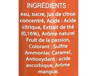 BOISSON AU THE PECHE MANGUE PASSION