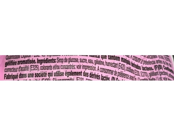 BONBON BISOUS FRAISE HALAL