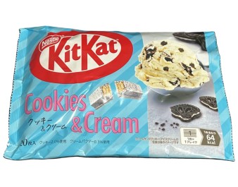 CHOCOLAT KIT KAT COOKIES & CREAM MINI 10 P.