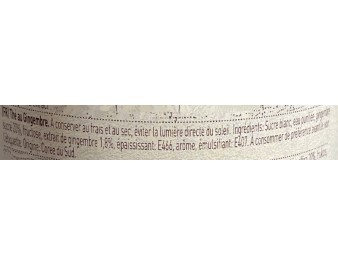 CONFITURE AU GINGEMBRE