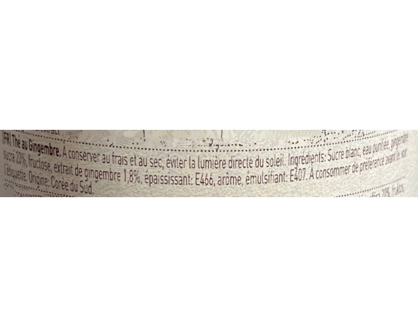 CONFITURE AU GINGEMBRE