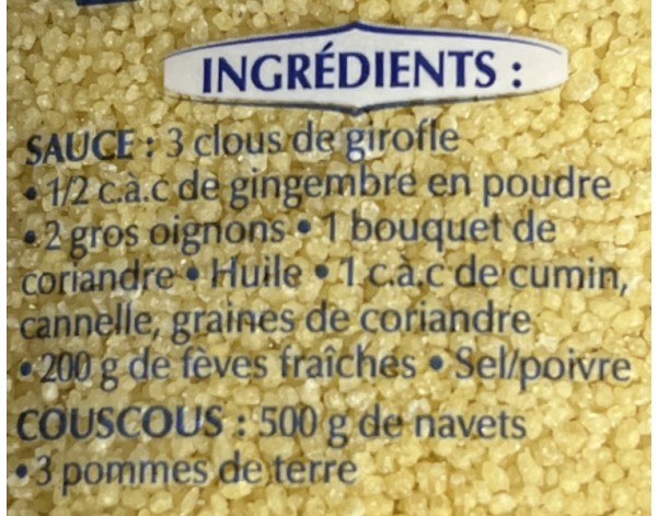 COUSCOUS MOYEN
