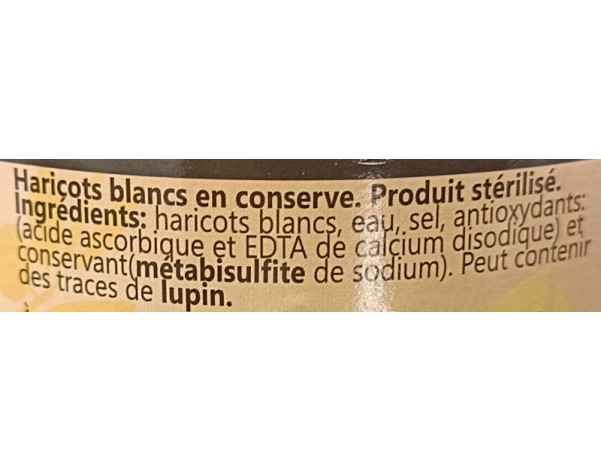 HARICOT BLANC NATURE