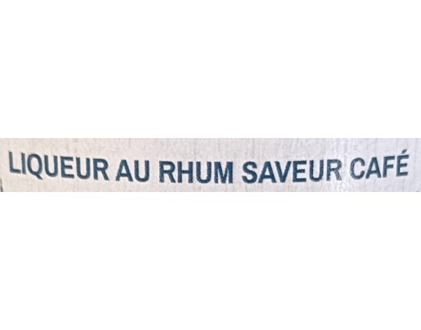 LIQUEUR AU RHUM CAFE 18°