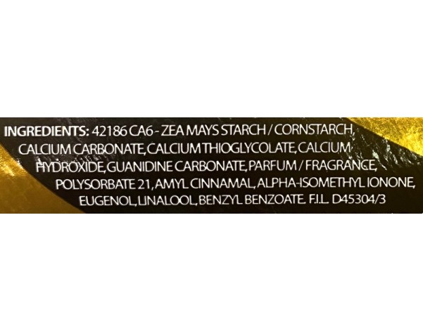 POUDRE DEPILATOIRE PARFUMEE GOLD