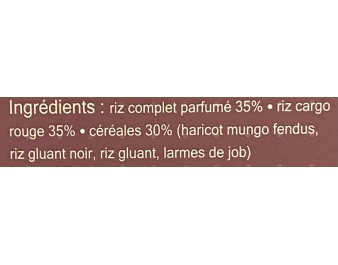 RIZ MULTI GRAIN ET CEREALE